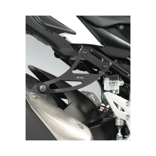 R&G Racing Exhaust Hanger and Rear Footrest Blanking Plate Kit To Suit Suzuki GSR750 '11-
