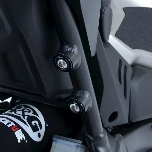 R&G Racing Exh Hanger & Blanking Plate kit, BLK,Multistrada V4(S)