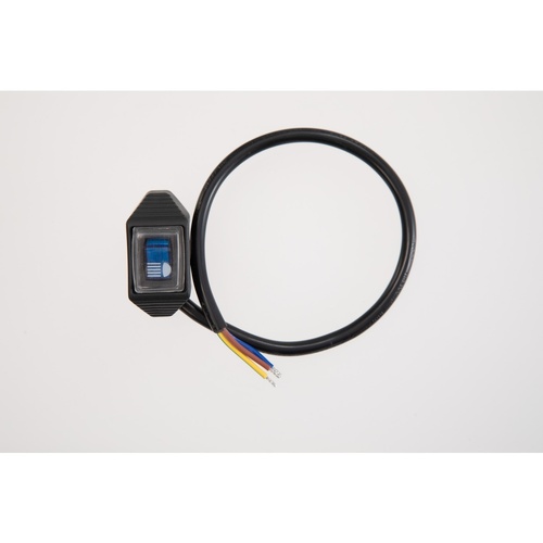 SW-Motech EVO high beam switch for cockpit.For high beam. Bright blue.(EMA.00.107.12800)