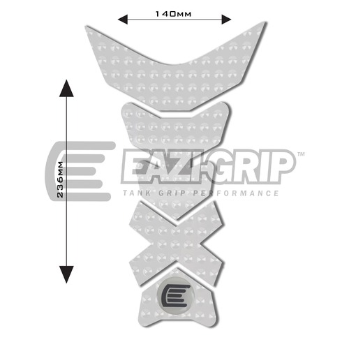 Eazi-Grip EVO Centre Tank Pad C 140mm x 236mm  clear