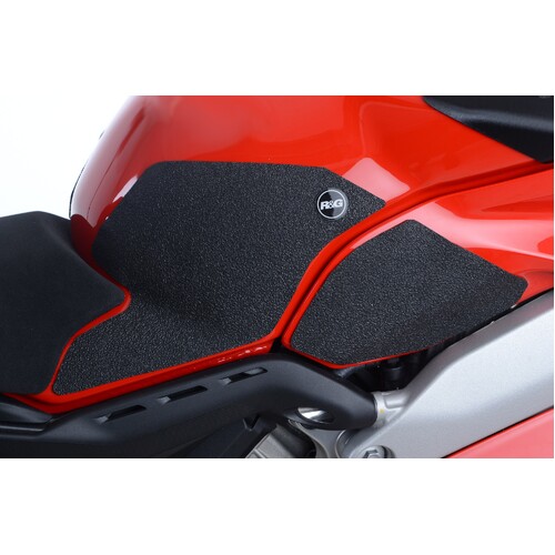 R&G Racing R&G Tank Traction Grips To Suit Ducati Panigale V4, V4S, Speciale '18-'21, V4R '19-'21 & Streetfighter V4 (S) '20-'22 Models