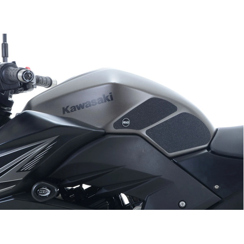 R&G Racing Tank Traction Grips To Suit Kawasaki Z250 / Ninja 250/300 (Black)