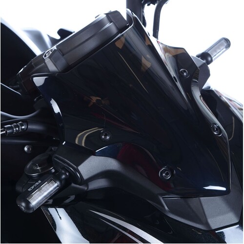 R&G Racing Front Indicator Adapter Kit To Suit Kawasaki Versys-X 300 '17-, Z125 '19-, Ninja 125 '19- & Z400/ Z250 '19-