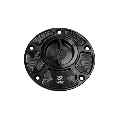 Bonamici Racing Aluminium Fuel Tank Cap To Suit Ducati 748/916/996/998/848/1098 (Black)