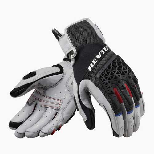 REV'IT! Sand 4 Gloves [Colour And Size: Light Grey/Black, 3XL]