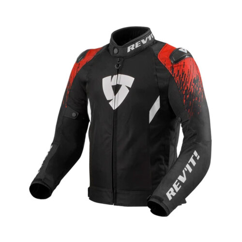 REV'IT! Quantam 2 Air Jacket [Colour And Size: Black/Red, 2XL]
