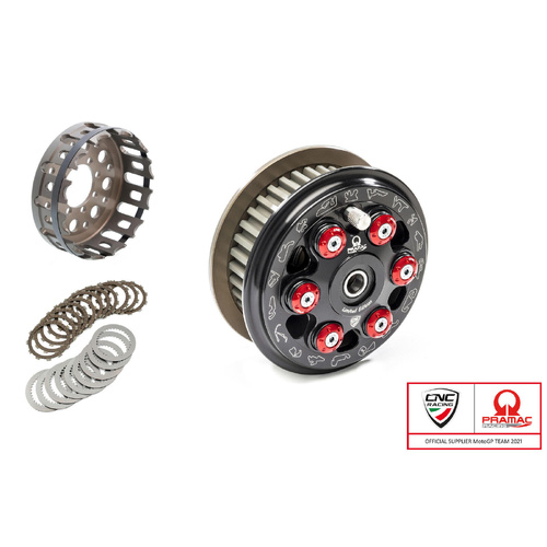 CNC Racing SLIPPER CLUTCH MASTER TECH TEAM PRAMAC LIM. ED. FULL KIT - 12 TEETH SINTERED
