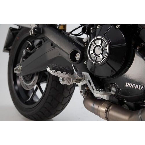 SW-Motech EVO Footrest Kit - Ducati models / Benelli TRK 502 X (18-). (FRS.22.112.10002)