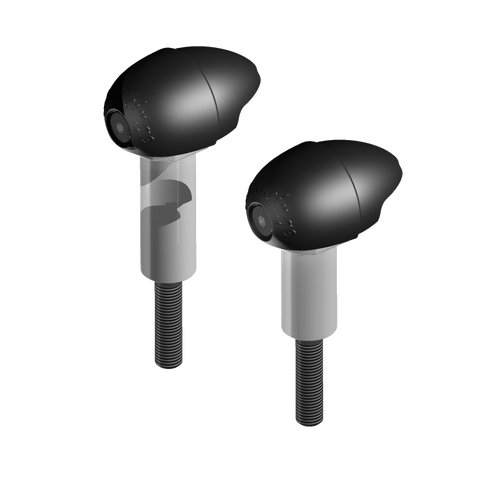 GBRacing Bullet Frame Sliders / Crash Knobs (Street) To Suit Yamaha YZF-R6
