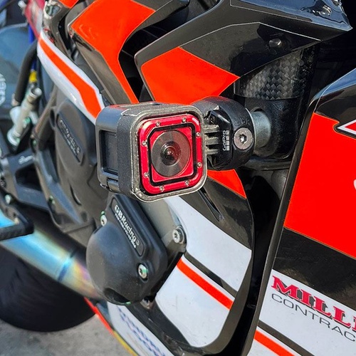 GBRacing Bullet Frame Sliders (Street) To Suit Kawasaki ZX-10R GoPro™ Camera Mount bundle