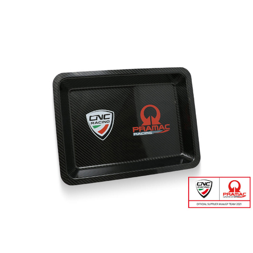 CNC Racing Tool tray - Carbon matt - Pramac Racing Limited Edition