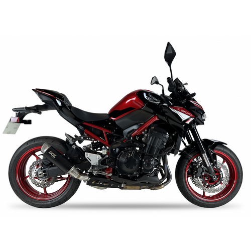 IXIL SLIP ON - SPORT XTREM BLACK To Suit KAWASAKI Z 900 92 kW 16-19 (ZR900B)
