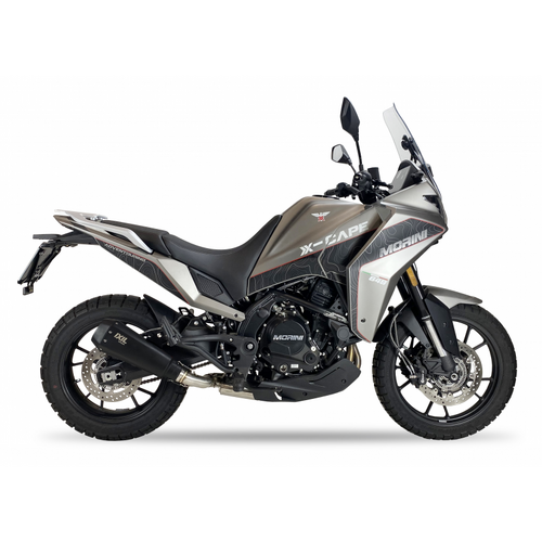 IXIL SLIP ON - SPORT XTREM BLACK To Suit MOTO MORINI SEIEMMEZZO 650 STR / SCR 22-23 (P15A650 / A2)