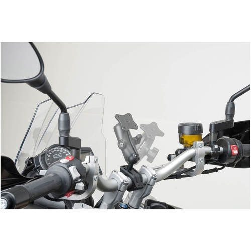 SW-Motech 1" ball kit. Incl. M6/M8 screws, handelbar clamp for diam 22-28mm. (GPS.00.308.30100/B)