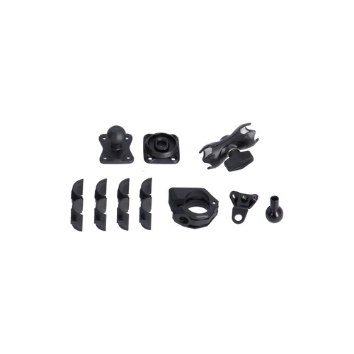 SW-Motech Universal GPS Mount Kit With T-Lock.Incl. 2" socket arm, for handlebar/mirror thread(GPS.00.308.35000)