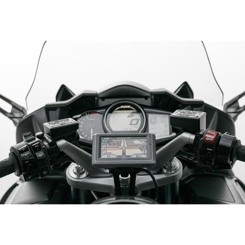 SW-Motech GPS Mount For Handlebar - Black. Yamaha FJR 1300 (04-). (GPS.06.646.10200/B)