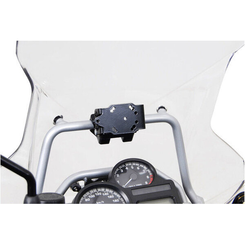 SW-Motech GPS mount for crossbar diam 17 mm. Shock absorbent. BMW R 1200 GS Adventure (08-). (GPS.07.637.10000/B)