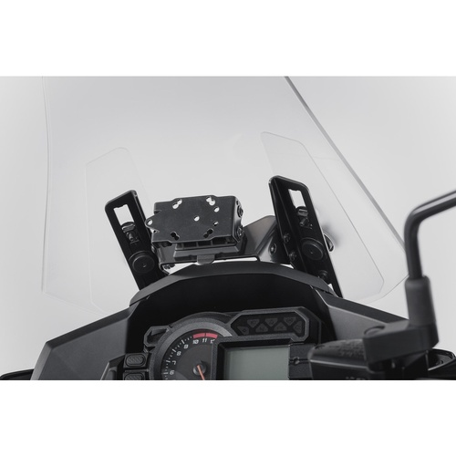 SW-Motech GPS Mount For Cockpit -Black. Kawasaki Versys 1000 (15-17).(GPS.08.646.10800/B)