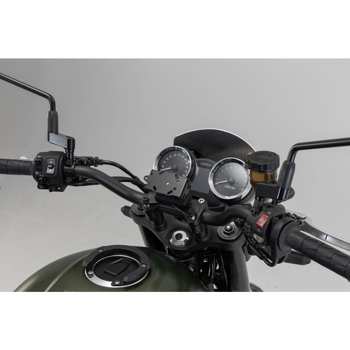 SW-Motech GPS Mount For Cockpit -Black. Kawasaki Z900RS/ Cafe / SE (17-).(GPS.08.646.10900/B)