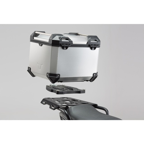 SW-Motech TRAX ADV Top Case System - Silver. Triumph Sprint ST 1050 / Tiger 1050 SE.(GPT.11.527.70000/S)