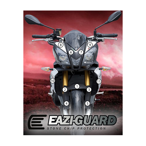 Eazi-Guard Paint Protection Film for Aprilia Tuono V4 R 2011 - 2014  gloss