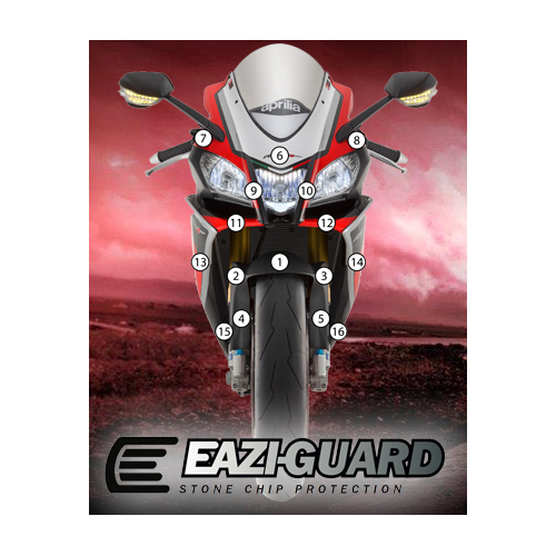 Eazi-Guard Paint Protection Film for Aprilia RSV4 2015 - 2017  gloss