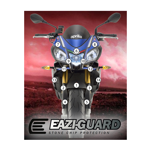Eazi-Guard Paint Protection Film for Aprilia Tuono V4 2015 - 2017  gloss