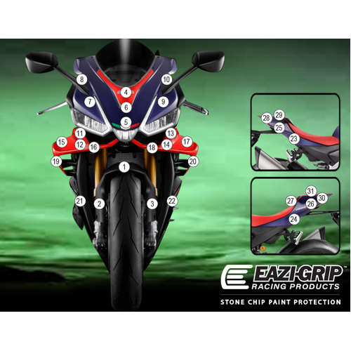 Eazi-Guard Paint Protection Film for Aprilia RSV4 2021  gloss