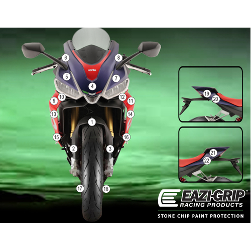 Eazi-Guard Paint Protection Film for Aprilia RS660  gloss