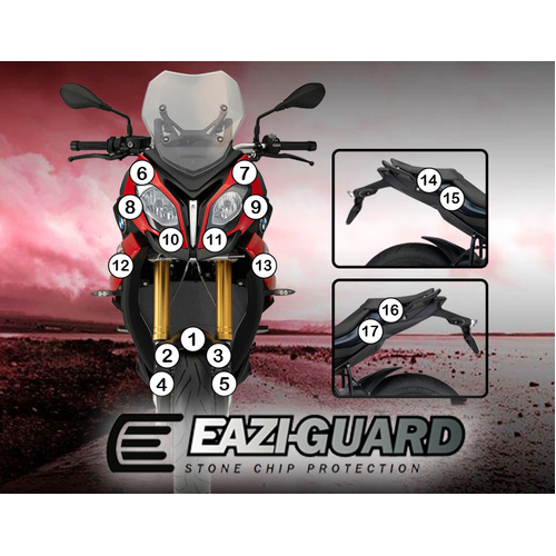 Eazi-Guard Paint Protection Film for BMW S1000XR 2015 - 2018  matte