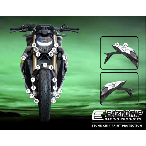 Eazi-Guard Paint Protection Film for BMW S1000R 2021  matte