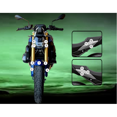 Eazi-Guard Paint Protection Film for BMW R1250R  gloss