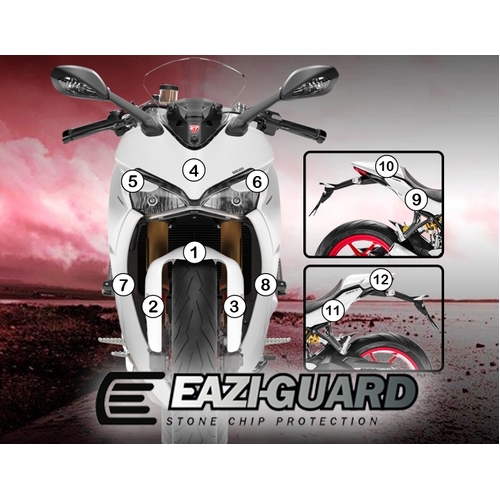 Eazi-Guard Paint Protection Film for Ducati SuperSport 2017 - 2020  matte