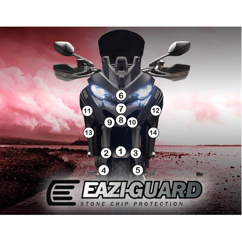 Eazi-Guard Paint Protection Film for Ducati Multistrada 1260 1260S  gloss