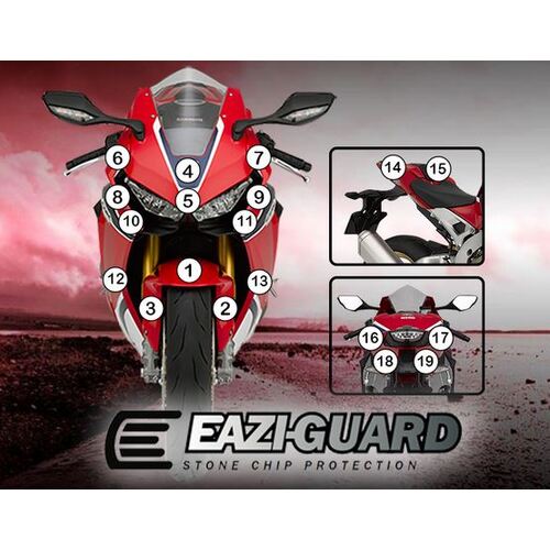 Eazi-Guard Paint Protection Film for Honda CBR1000RR 2017 - 2019  gloss