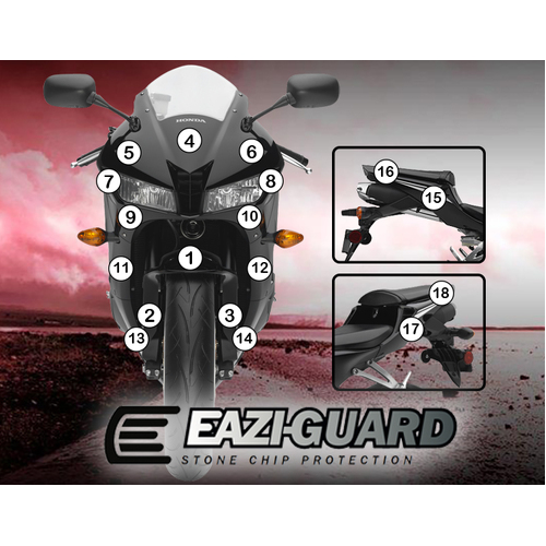 Eazi-Guard Paint Protection Film for Honda CBR600RR 2013 - 2017  gloss