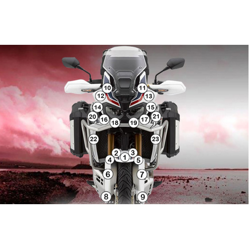 Eazi-Guard Paint Protection Film for Honda Africa Twin 2016 – 2019  matte