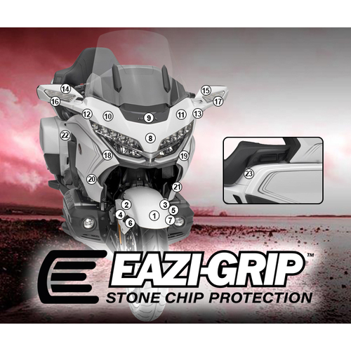 Eazi-Guard Paint Protection Film for Honda Goldwing Tour Premium 2020  matte