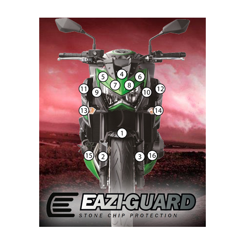 Eazi-Guard Paint Protection Film for Kawasaki Z800  gloss