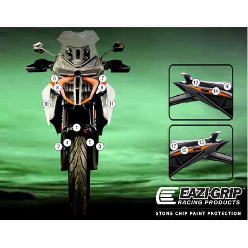 Eazi-Guard Paint Protection Film for KTM 1290 Super Duke GT  matte