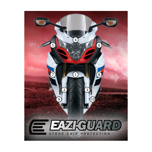 Eazi-Guard Paint Protection Film for Suzuki GSX-R 1000 2009 - 2016  gloss