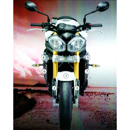 Eazi-Guard Paint Protection Film for Triumph Speed Triple 2011 - 2015  gloss