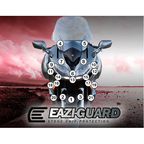 Eazi-Guard Paint Protection Film for Yamaha FJR1300A  matte