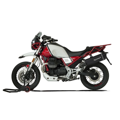 HP Corse Moto Guzzi V85TT 19-24 Sps Carbon Black Exhaust