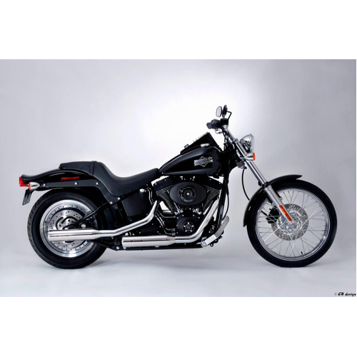 Miller Arizona ST / CU | Slip-On Exhaust To Suit Harley-Davidson Custom, Standard (Standard, matt black)