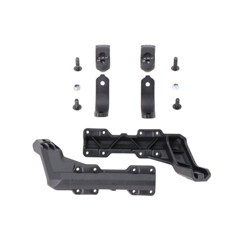 SW-Motech Handguard Mounting Kit - Black, For 22mm handlebars 1 point attachement(HDG.00.220.80000/B)
