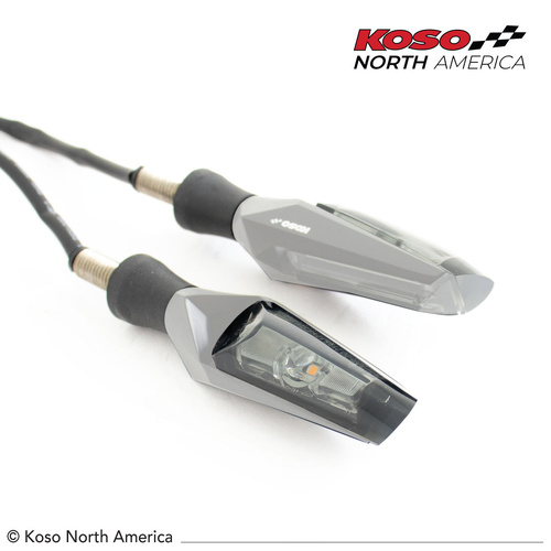 Koso MARS LED | Indicator Lights - silver/clear