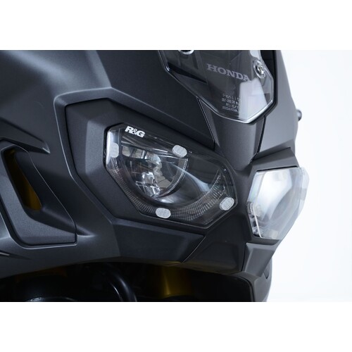 R&G Racing Headlight Shields To Suit Honda CRF1000L Africa Twin '16- and Africa Twin Adventure Sports '18-'19 (Pair)