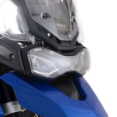 R&G Racing Headlight Shield To Suit Triumph Tiger 900/ 900 Rally (PRO)/ 900 GT (PRO) '20-, Tiger 850 Sport '21-