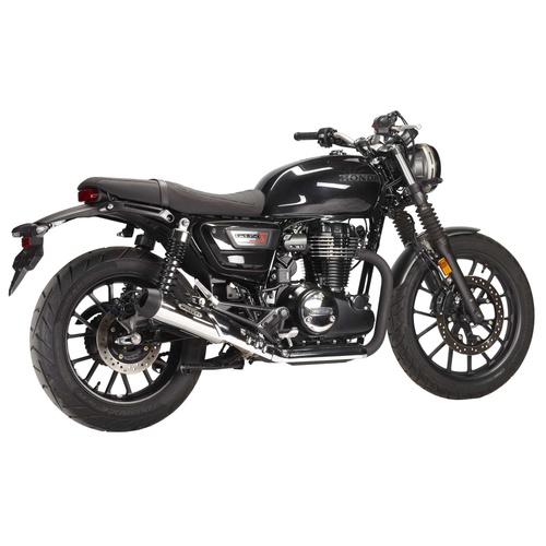Miller Spitfire | Slip-On Exhaust To Suit Honda GB350S (Tapered, matt black)